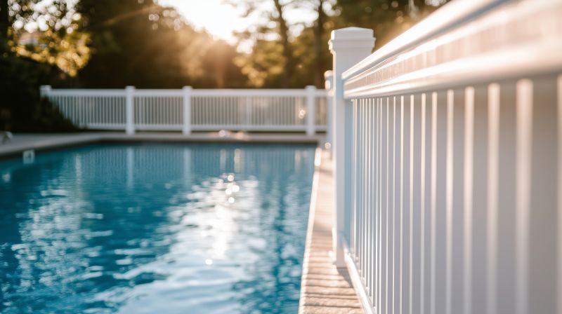 Metal Pool Fence Installation